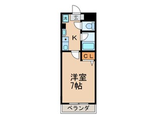 ロイヤルコート産業医大前の物件間取画像